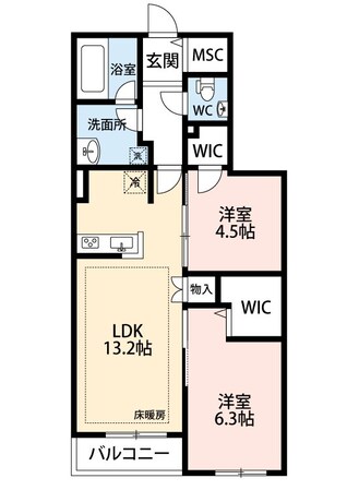 (仮称)千葉市中央区登戸5丁目メゾンの物件間取画像